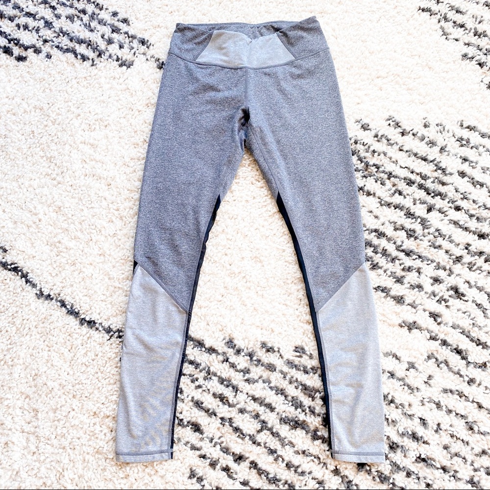 Zella Color Block Mesh Workout Leggings M